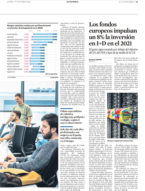 Noticia en La Vanguardia